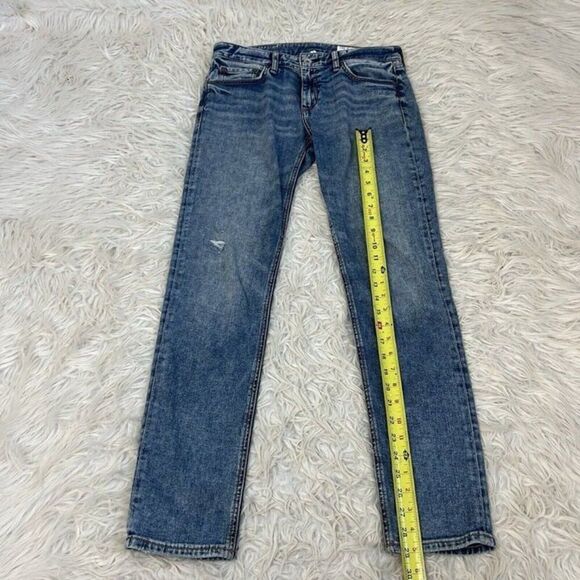 Rag & Bone Dre Low Rise Distressed Slim Boyfriend Jeans Women's size 26 - Picture 4 of 10